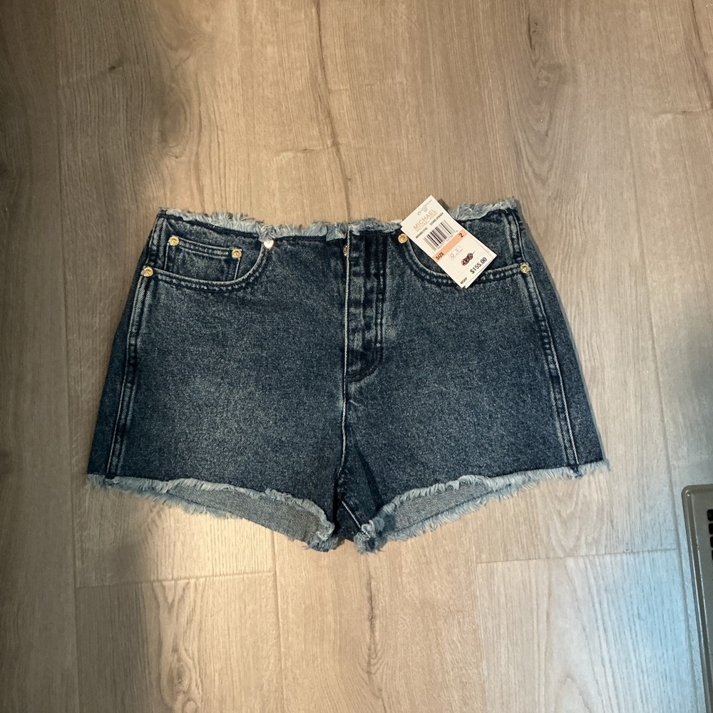 MICHAEL Michael Kors Blue Jean Shorts